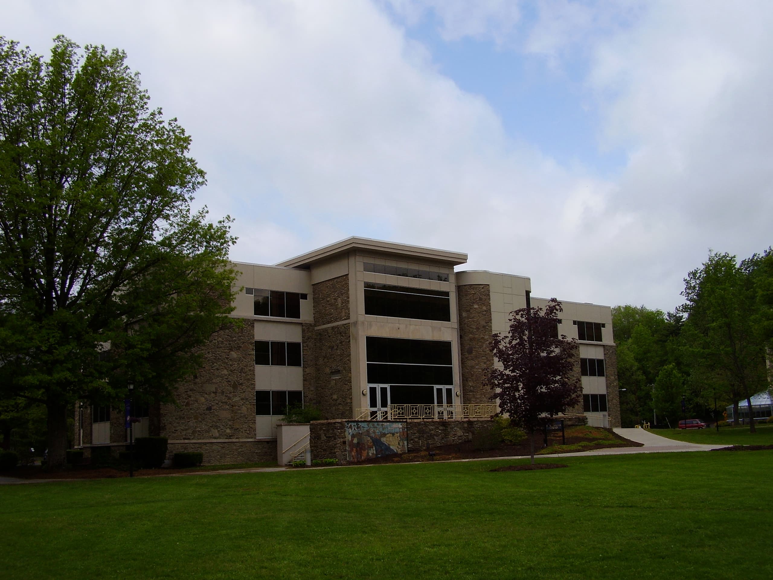Willard J. Houghton Library on the Houghton University campus in Houghton, New York